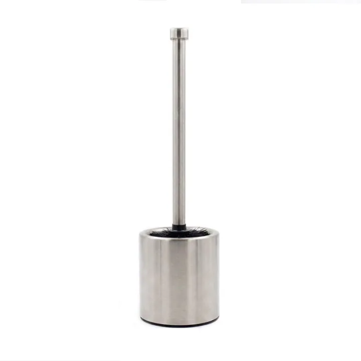 Free Standing Toilet Brush Holder with inner glass cup