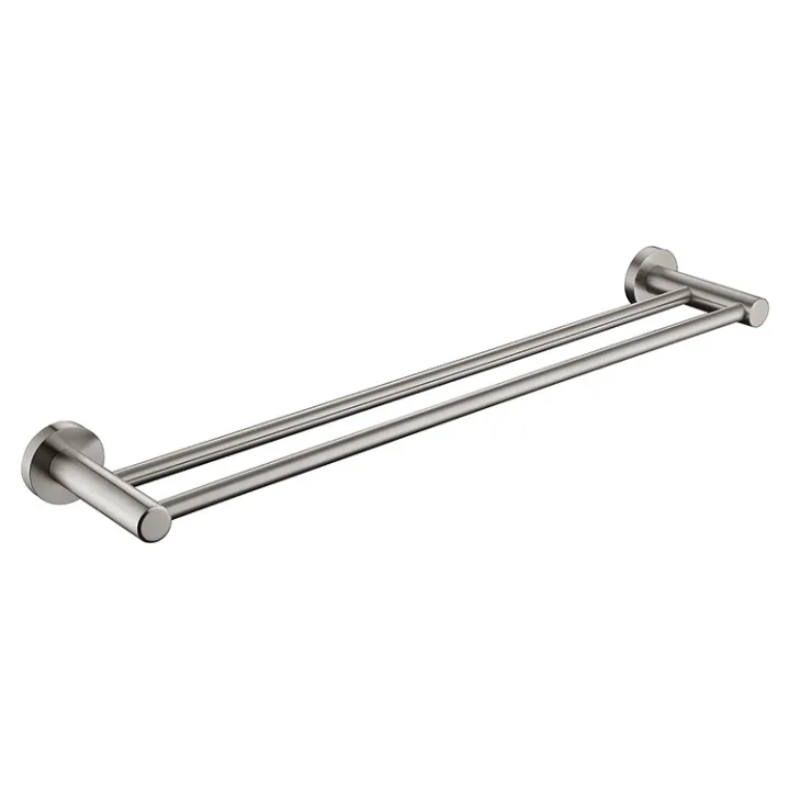 Wall-Mounted Double Towel Rod Bar