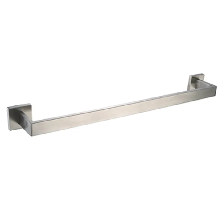 H-Series Square Base Single Bar Towel Rack