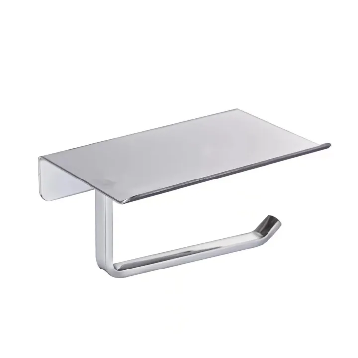 Toilet Paper Holder with Shelf