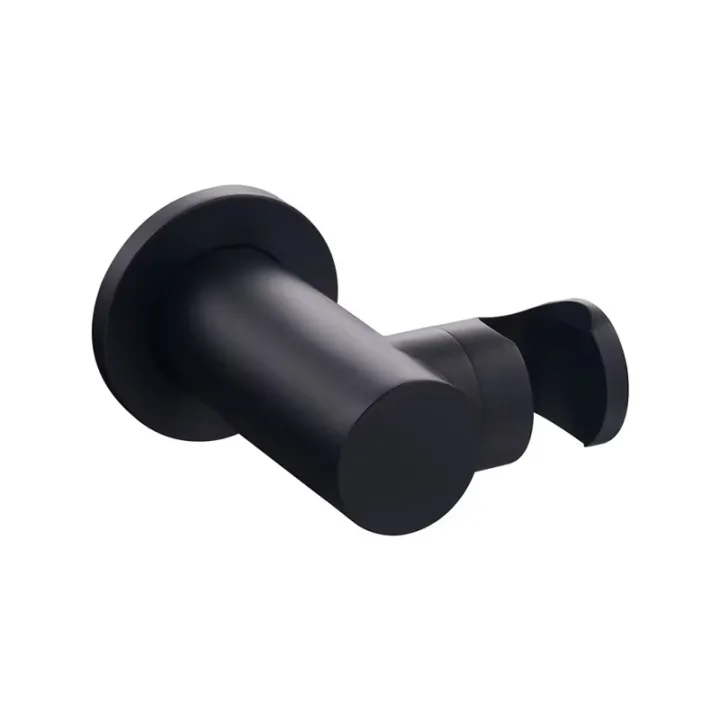 Concealed Shower Handset Holder - Round Side-Mounted Bracket Without Outlet