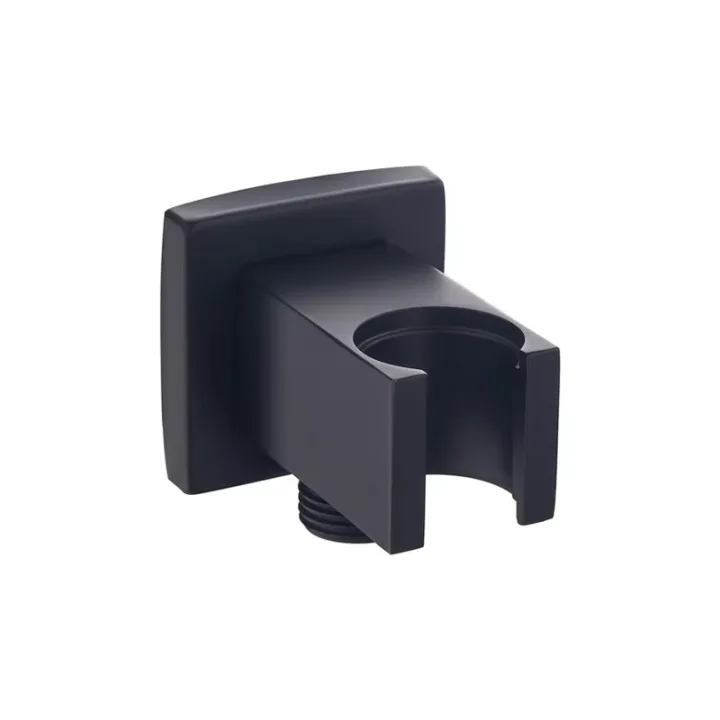 Concealed Shower Rail With Outlet - Square Mounted Bracket
