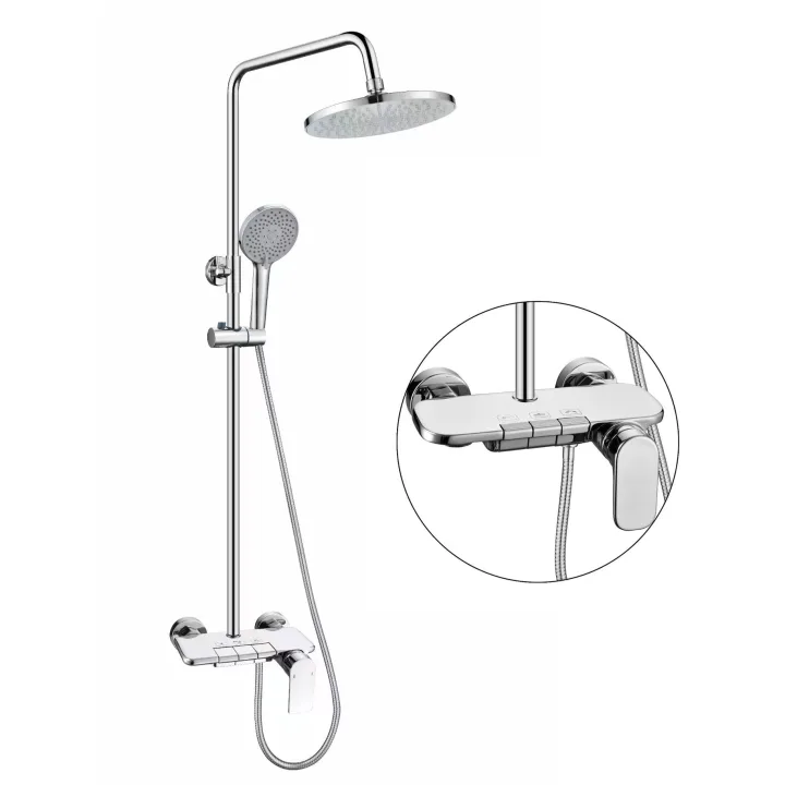 Wall-Mounted Single-Handle Bath Shower Faucet