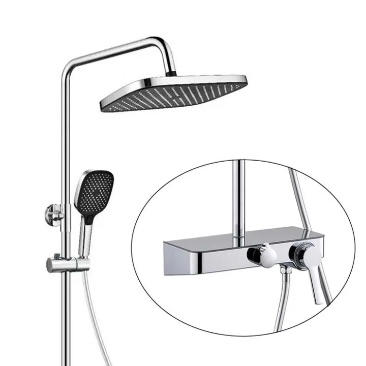 Functions Shower System with Handheld and Rainhead
