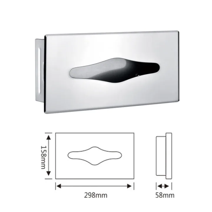 Recessed Wall-In Tissue Dispenser Paper Holder