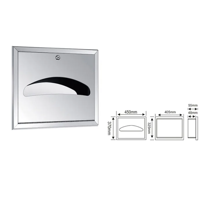 304 Stainless Steel Toilet Seat Cover Dispenser
