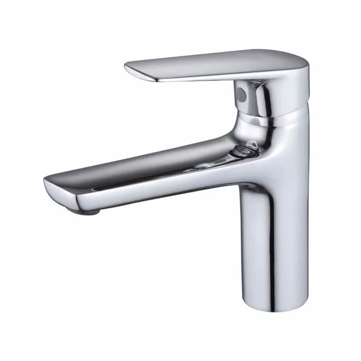 Round Low-Profile Basin Mixer