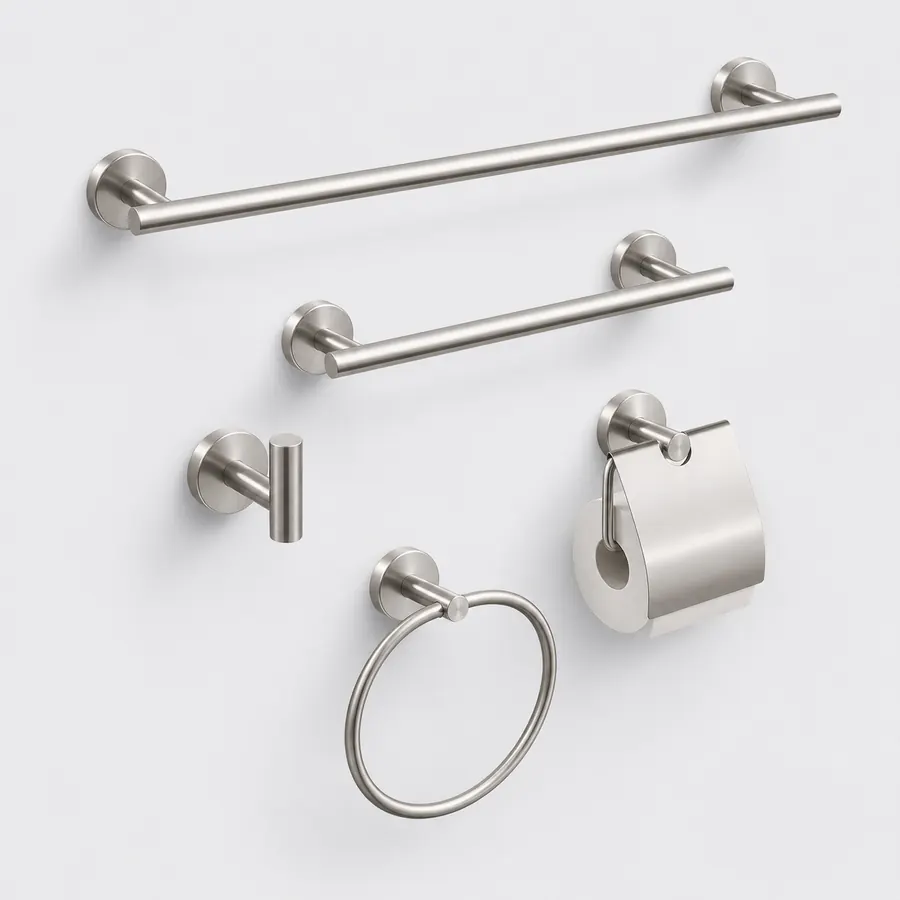 Bathroom accessory sets for project, distribution, and OEM orders