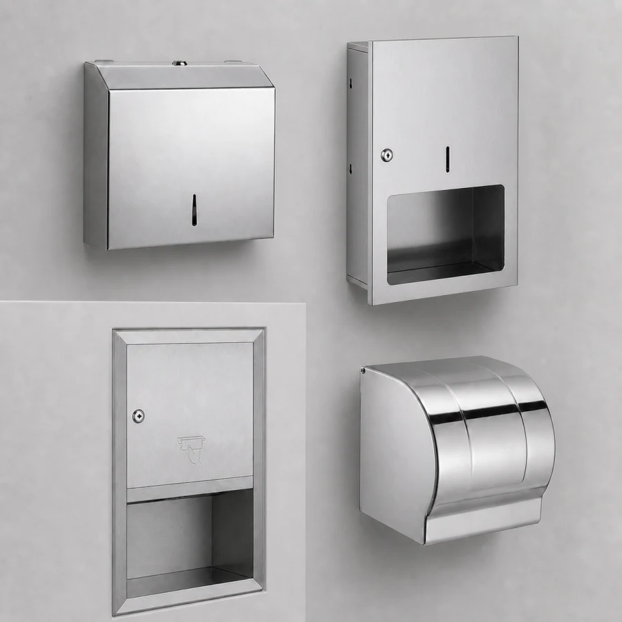 Paper towel and toilet paper dispenser product category