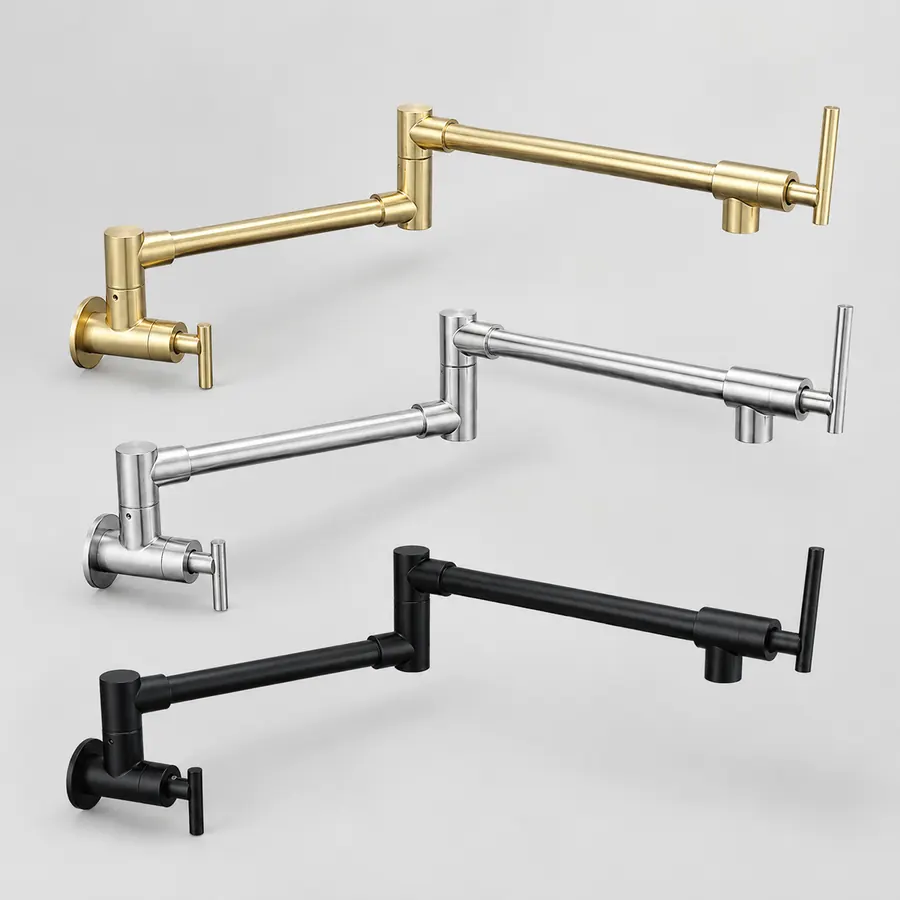 Pot filler faucets for kitchen project and distribution orders