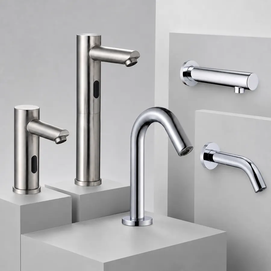 Sensor faucets for commercial and public washroom orders