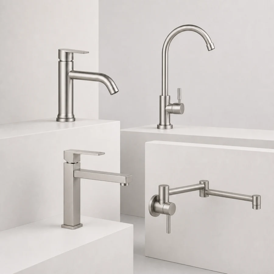 Single-cold deck-mounted and wall-mounted tap product category