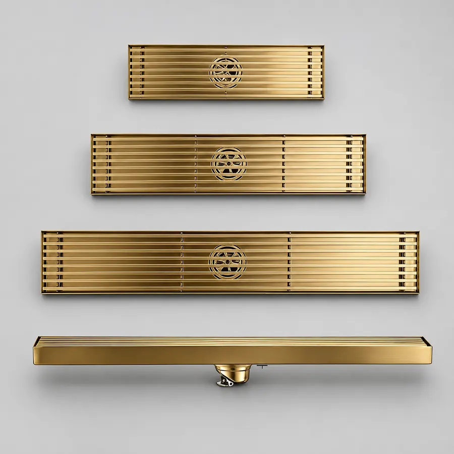 Square tile-insert floor drains for bathrooms and wet areas
