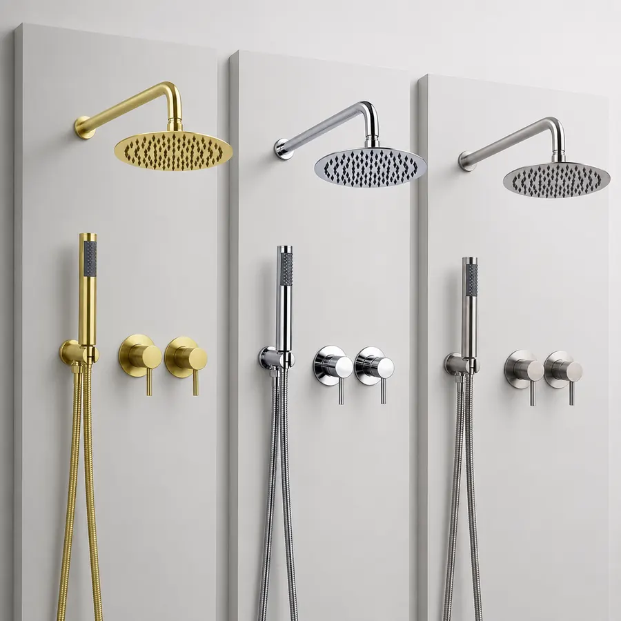 Concealed shower systems for project bathrooms